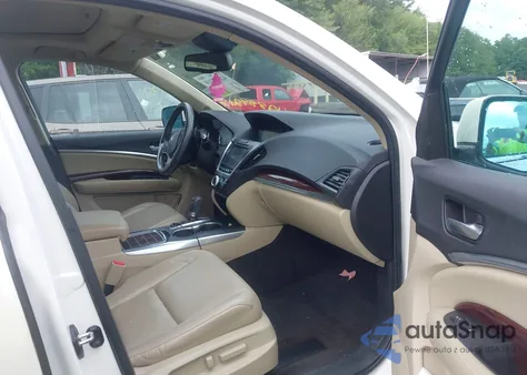 2014 Acura Mdx Technology Package z USA, uszkodzony, nr VIN 5FRYD4H43EB002418